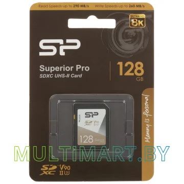 Карта памяти Silicon Power Superior Pro SDXC 128GB (SP128GBSDXJA2V10)